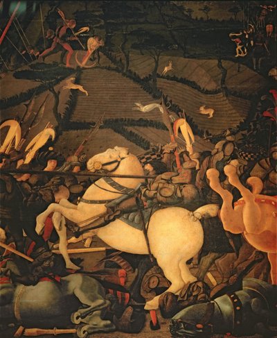 Die Schlacht von San Romano im Jahr 1432, ca. 1456 von Paolo Uccello